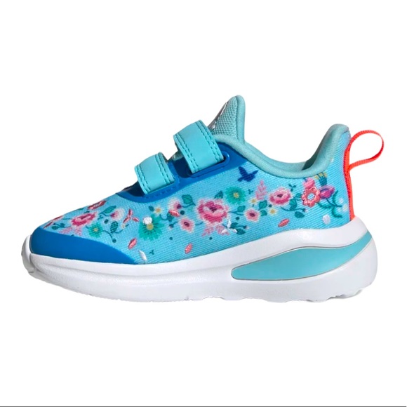 Adidas X Disney Sneakers Snow White Fortarun Floral Shoes Little Girl Toddler - Picture 6 of 11